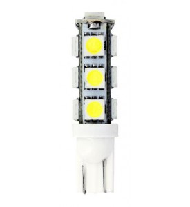 Sifam - Ampoules Wedge Base T10 - 13 LED - 12V 10W W2.1 x9.5D - SMD 5050 - Blister de 2 Ampoules